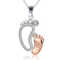Real Diamond Kids Pendant Diamond Carat Weight: 0.05 Carat