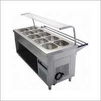 Stainless Steel Cold Bain Marie Counter