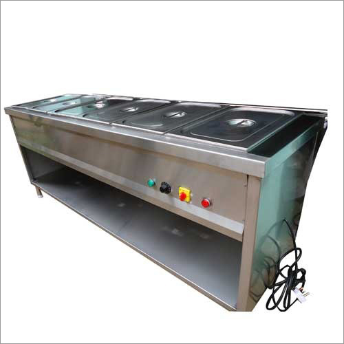 Stainless Steel Hot Bain Marie Counter