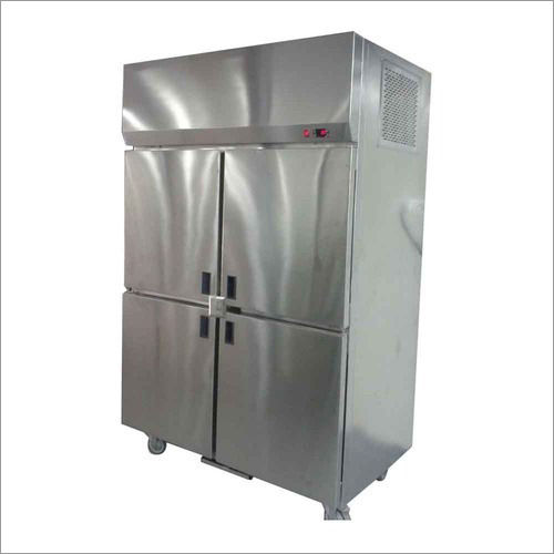 Stainless Steel Four Door Vertical Refrigerator 