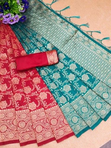 Ladies Jacquard Cotton Saree