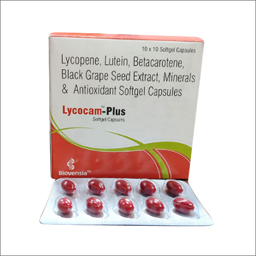 Lycopene Lutien Betacarotene Black Grape Seed Extract Minerals And Antioxidant Softgel Capsules