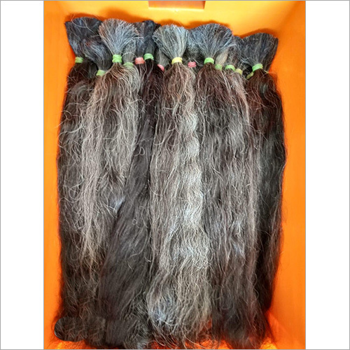 Grey Curly Human Hair