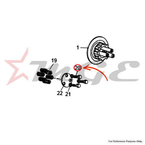 Screw - Clutch Cap For Royal Enfield - Reference Part Number - #140321/4