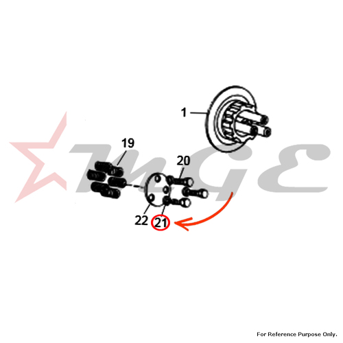 Lock Washer For Royal Enfield - Reference Part Number - #586031/A, #140129