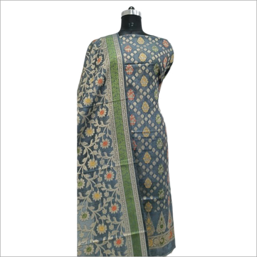 Ladies Banarasi Cotton Suit Material