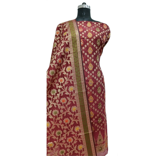 Banarasi Cotton Suit Material