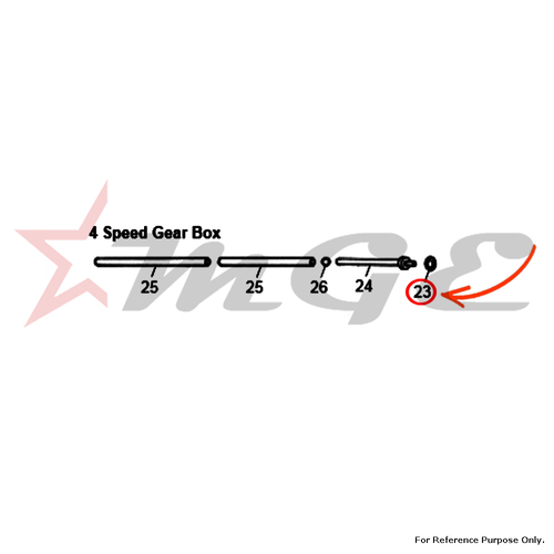 Bearing Washer (ORG Washer) For Royal Enfield - Reference Part Number - #144465/C, #144465