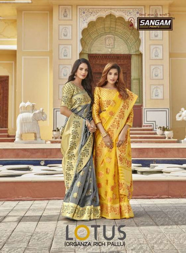 Organza Rich Pallu Fancy Saree