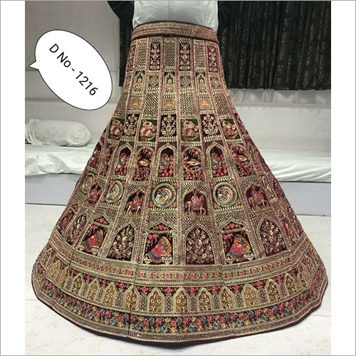 Indian Embroidered Bridal Lehenga