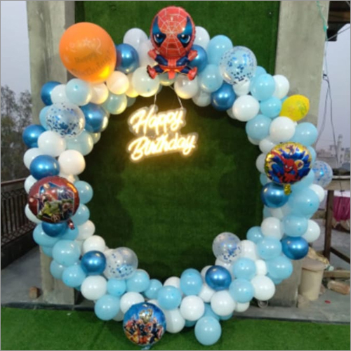 Ring Balloon Decoration For Kids Birthday Party Services By ADITI BALLOON DECORATION