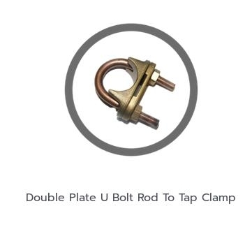 Double Plate U Bolt Rod Clamp
