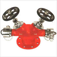 Double Outlet Gun Metal Hydrant Valve