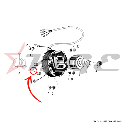 Two Wheeler Spacer Vehicle Type: Royal Enfield Motorcycle