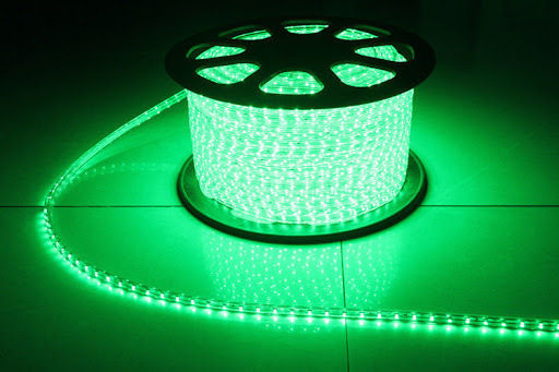 Green LED Rope Light