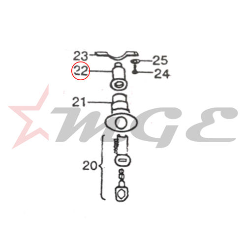 Two Wheeler Parts Extension Piece For Seat Lock