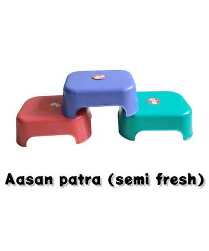 Aasan Patra Plastic Bathroom Stool (Semi Fresh )