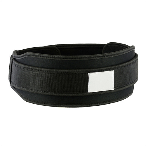 Black Weightlifting Belt Adjustable Neoprene Back Lumbar Support Body Therapy Belts