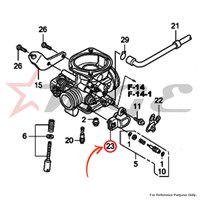 Sensor Assy., Throttle For Honda CBF125 - Reference Part Number - #37890-KTN-901