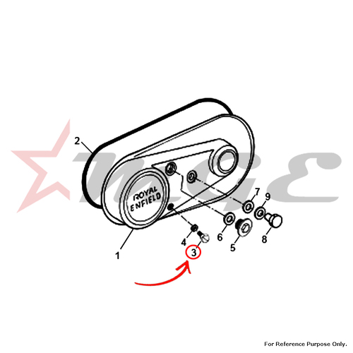 Oil Level Plug (Inches) For Royal Enfield - Reference Part Number - #144635/A