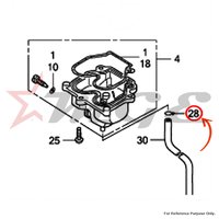 Clip, Tube (B8) For Honda CBF125 - Reference Part Number - #95002-02089