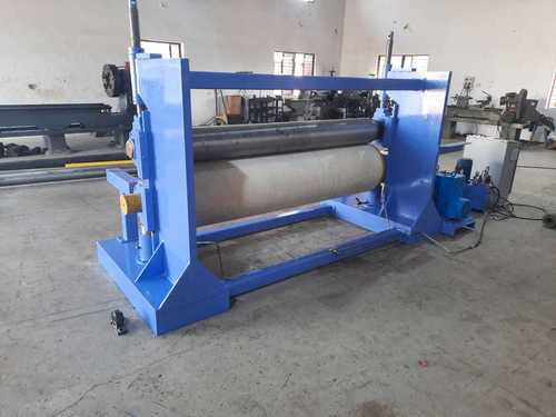 Blown film embossing machine