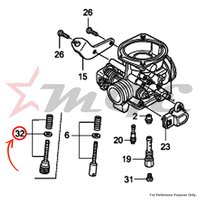 Screw Set B For Honda CBF125 - Reference Part Number - #16028-KPP-901