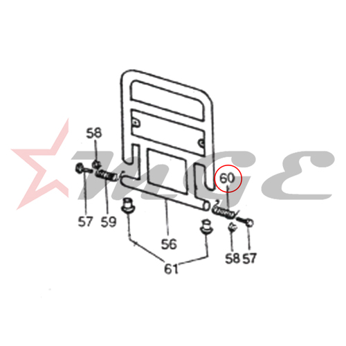 Vespa PX LML Star NV - Spring - Reference Part Number - #C-4709094
