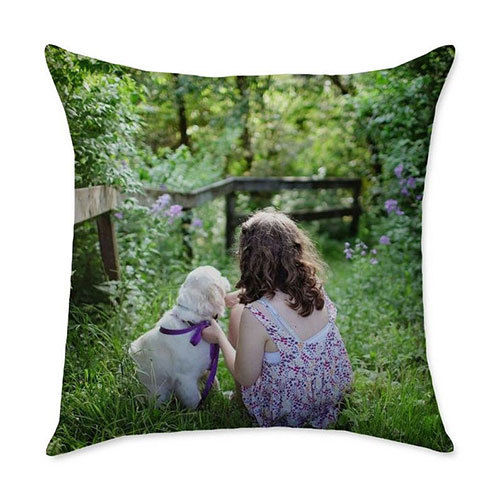 100% Cotton Customized Photo Print Cushion Cover