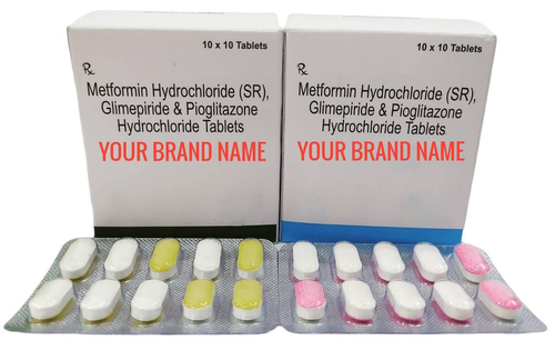 Metformin Hydrochloride Glimepiride Pioglitazone Hydrochloride Tablets
