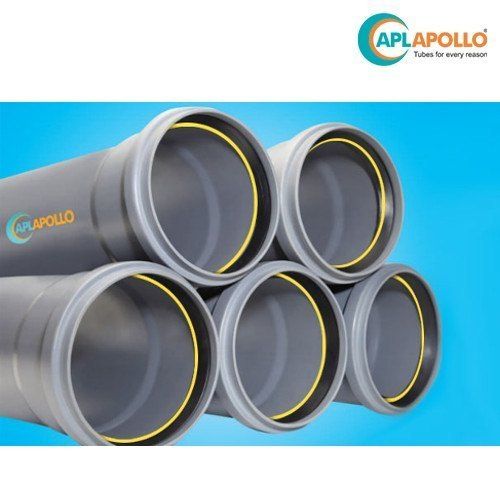 Gray Apl Apollo Swr Pipe With Rubber Ring