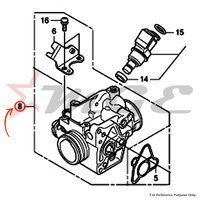 Body Set For Honda CBF125 - Reference Part Number - #16410-KWF-941