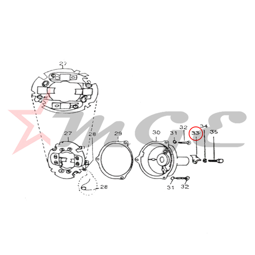Vespa PX LML Star NV - Bracket For Motor - Reference Part Number - #179516