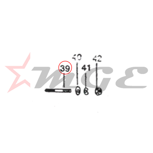 Vespa PX LML Star NV - Stud - Reference Part Number - #S-3972