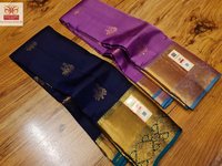 Gold Jarier Border Kanjivaram Pure Silk Saree