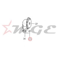 Vespa PX LML Star NV - Tightening Regulator Torque Screw - Reference Part Number - #S-8375