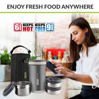 1.7 Ltr Double Wall Vacuum Insulated Stainless Steel Lunch Box