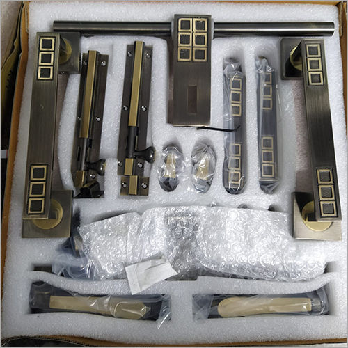 Brass Door Kit Set Size: 07 Inch