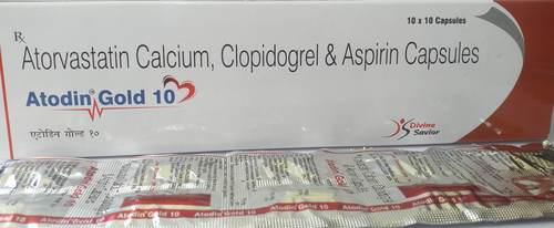 Atorvastatin 10 Mg Clopidogrel 75 Mg Capsules