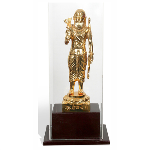 M & S Special Gold Plated Guru Dronacharya