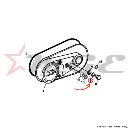 Plain Washer (Inches) For Royal Enfield - Reference Part Number - #170288/7