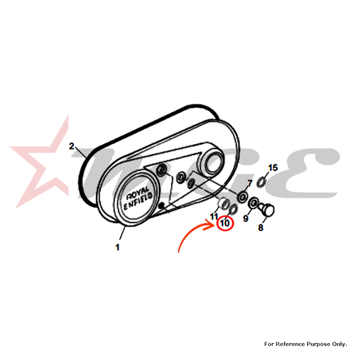 Oil Seal (KOS 9521) For Royal Enfield - Reference Part Number - #550102/A