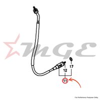 Cable Comp., Speedometer For Honda CBF125 - Reference Part Number - #44830-KTE-910, #44830-KTE-911
