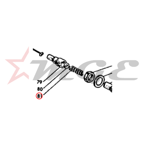 Lambretta GP 150/125/200 - Choke Lever Spring - Reference Part Number - #19015021