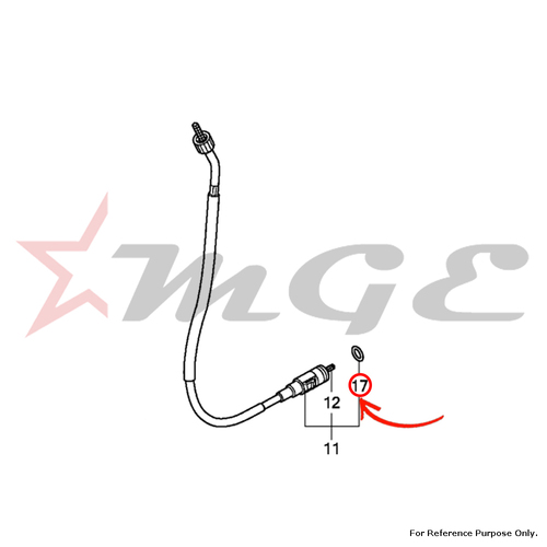 O-ring, 8.5x1.5(Arai) For Honda CBF125 - Reference Part Number - #91352-671-003, #91352-671-004