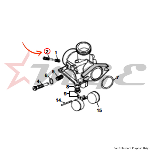 Air Screw For Royal Enfield - Reference Part Number - #141951
