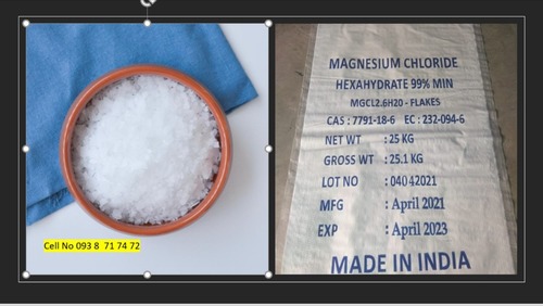 Magnesium chloride hexahydrate By OM INORGANIC PRODUCTS