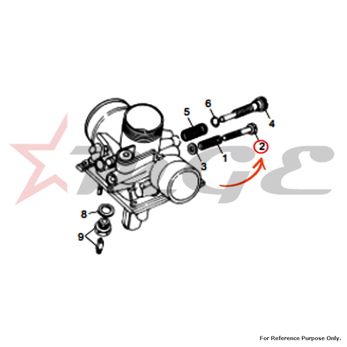 Air Screw - VM 28 For Royal Enfield - Reference Part Number - #142970