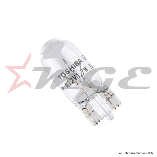 Bulb, Wedge Base(T10)(12v 1.7w)(Toshiba) For Honda CBF125 - Reference Part Number - #34908-KVE-900