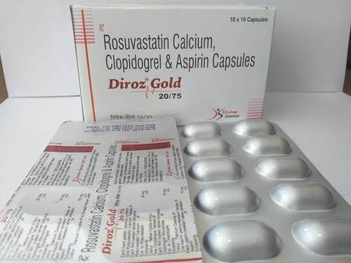 20 Mg Rosuvastatin Calcium Clopidogrel 75 Mgaspirin 75 Mg Capsule